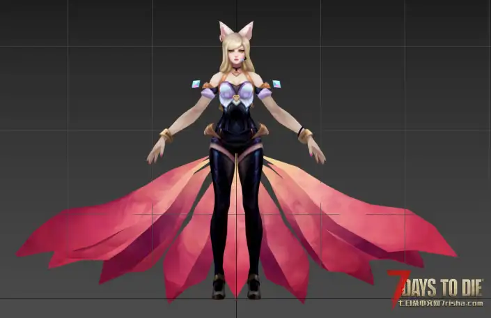 3D模型：KDA/阿狸（中模）