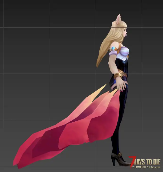 3D模型：KDA/阿狸（中模）