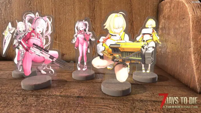【小型MOD】Nikke Standees – 收藏玩具插件(七日杀正式版1.1/汉化/搬运)