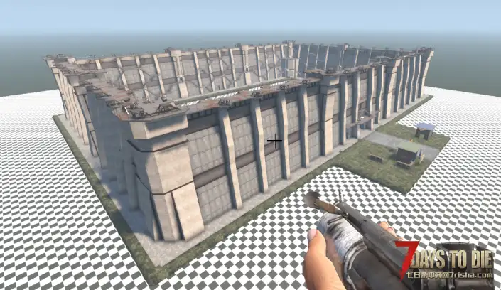 安全区城墙，预制积木