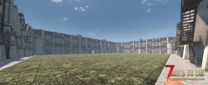 安全区城墙，预制积木