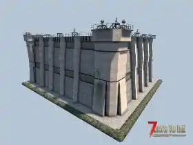 安全区城墙，预制积木