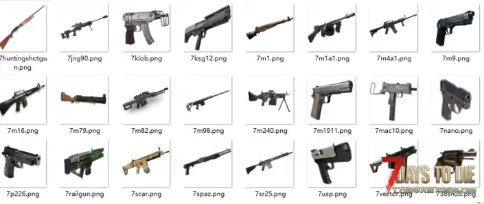 【武器Mod】A21可用，手枪、榴弹、步枪、微冲、突步，全新弹药。