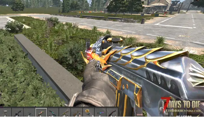 自定义第一人称武器，是cf的火麒麟呢！