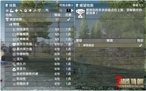 1.0版本有威望技能树，2.0版本不可用了，大佬们有谁研究出2.0可用的威望树技能了吗？求求求