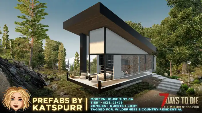 ​KATSPURR的现代房屋预制包A20搬运