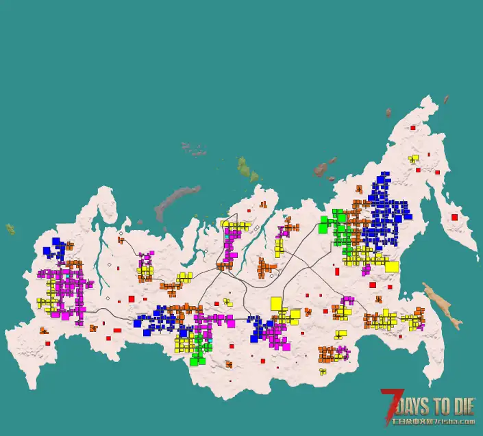 漫步-俄罗斯地图