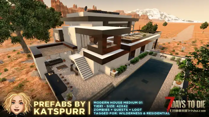 ​KATSPURR的现代房屋预制包A20搬运