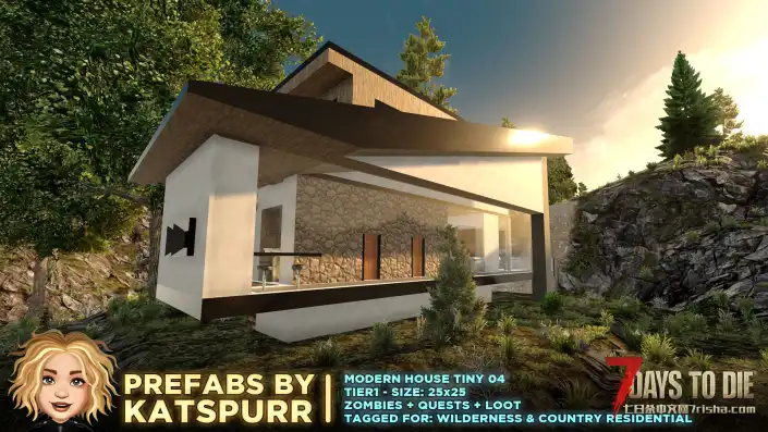 ​KATSPURR的现代房屋预制包A20搬运