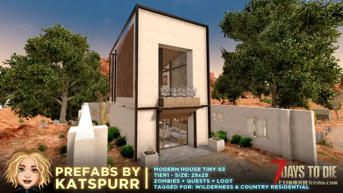 ​KATSPURR的现代房屋预制包A20搬运