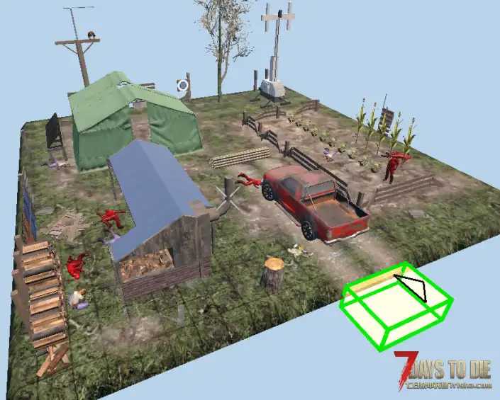 【小型MOD】七日杀致命的地面挑战模式(A21/搬运)