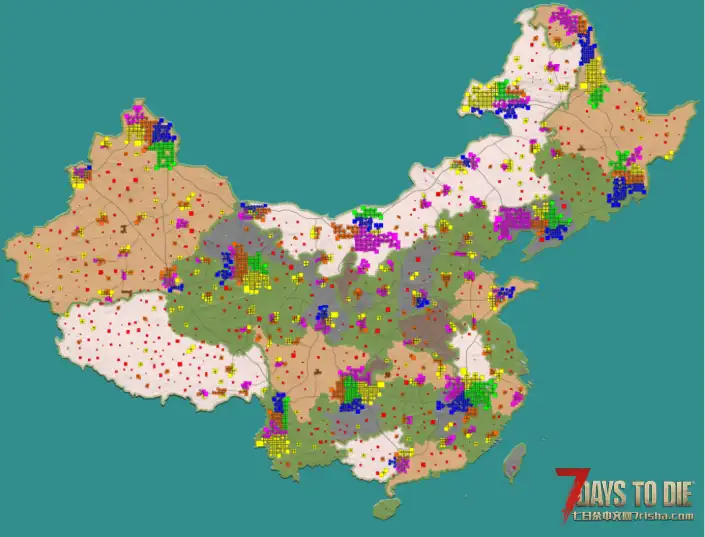漫步中国地图16k