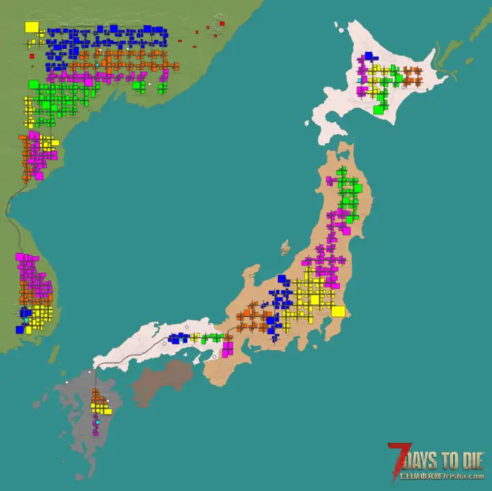 漫步-日本地图