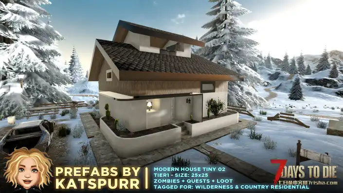 ​KATSPURR的现代房屋预制包A20搬运