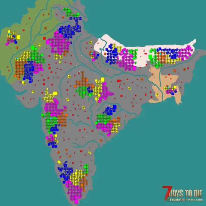 印度半岛【8K】地图/A21