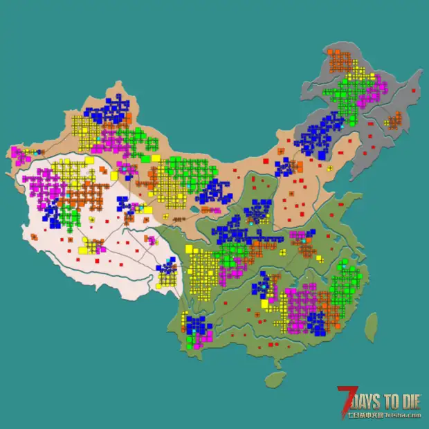 【重置】中国【8K】地图/大量A21建筑