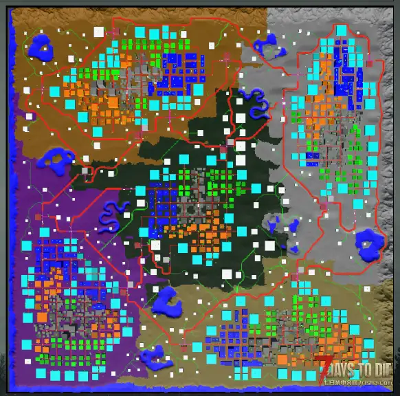 4K大城镇原版地图