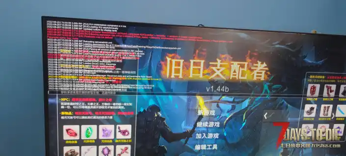 一进游戏就跳红字，求大佬帮忙