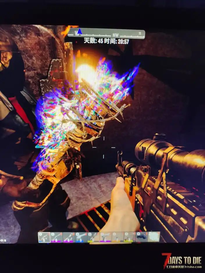 求助，玩七日杀的时候闪退了