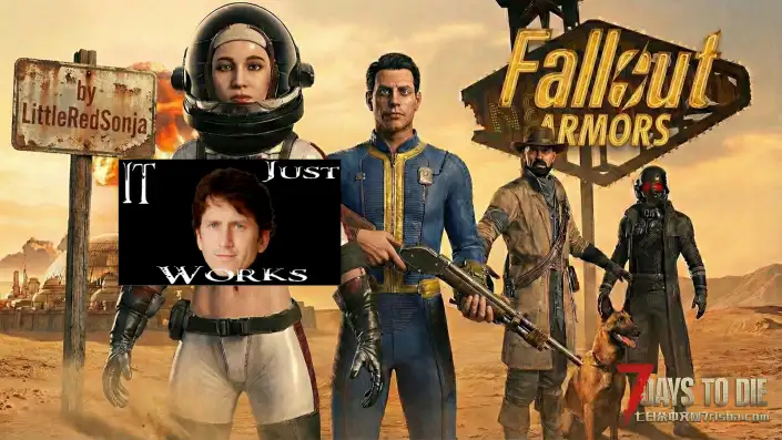 {搬运}LittleRedSonja 辐射系列护甲及外观(更新护甲包)