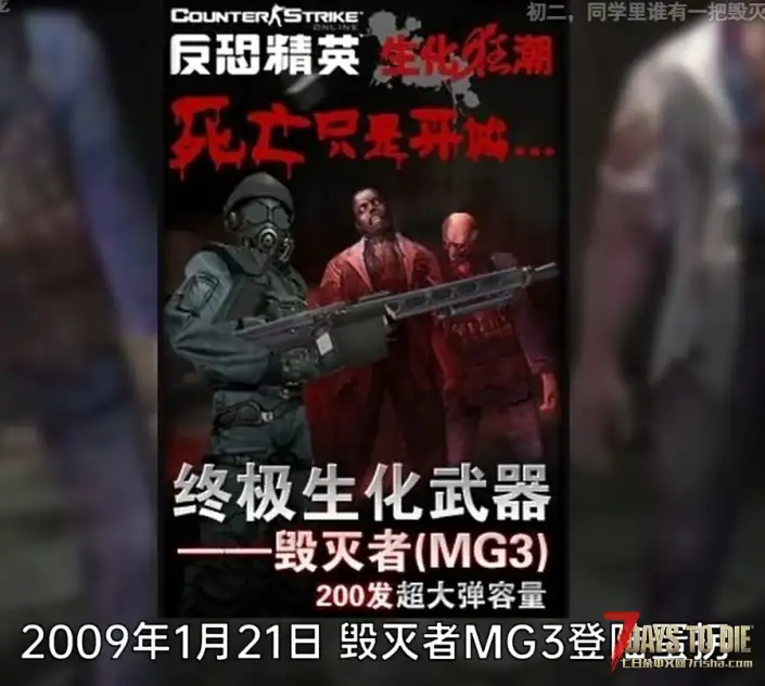 不知到怎么制作武器替换，有没有玩过CSOL当初毁灭者MG3的朋友