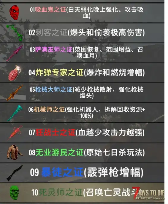 Five特制职业mod介绍(本帖无mod纯介绍20260716)