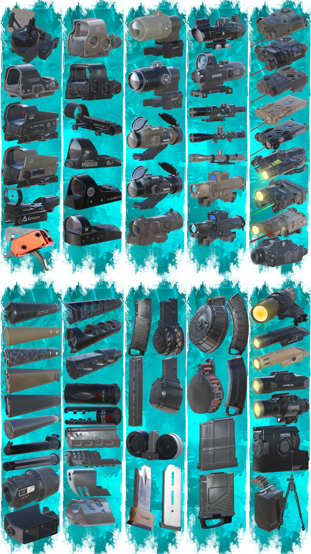 【武器Mod】全新 兼容2.4 版本-武器大师.现代战争更新2.1  (2.0-2.4/原创)-国际下载-七日杀中文站