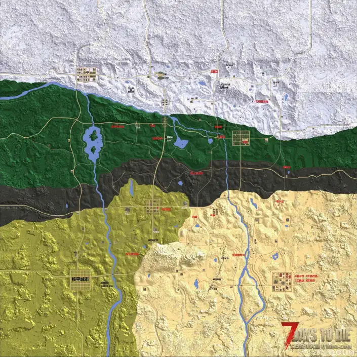 A19固定地图解析（一）地图更新及全516个建筑POI汉、英、坐标对照