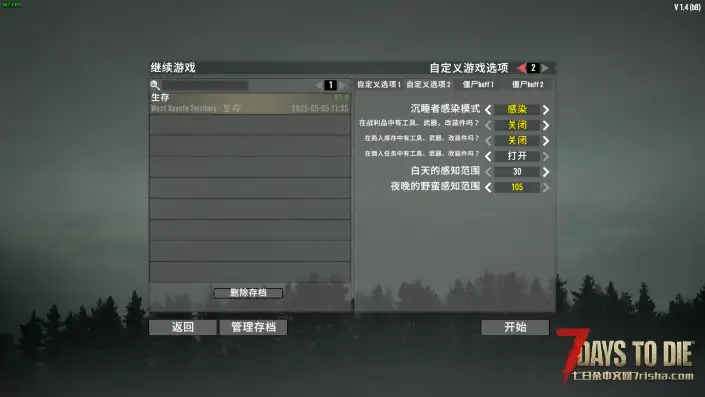 额外游戏设置