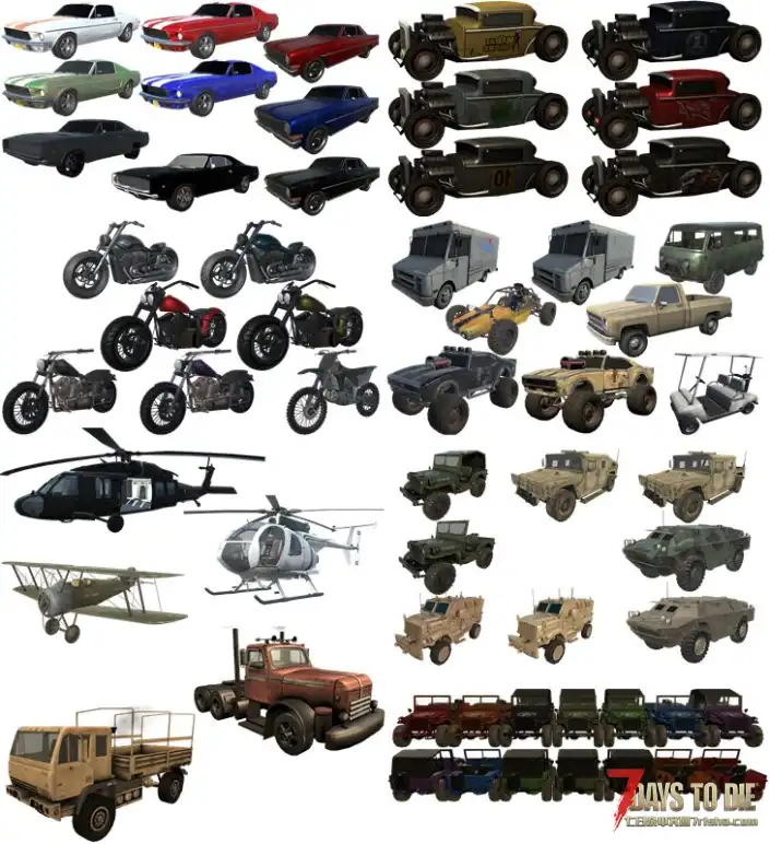 【载具MOD】Bdub的载具包（V1.0/汉化/转载）