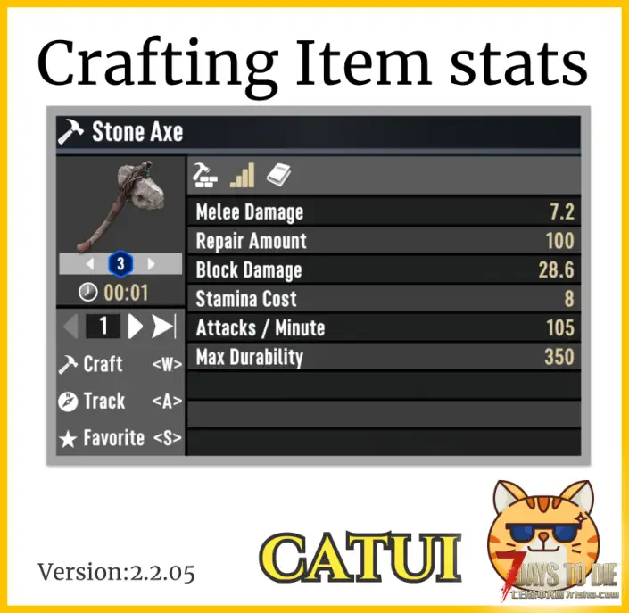 【原创】CATUI 界面MOD【最后更新：2025.09.01 For 7DTD 2.3exp】