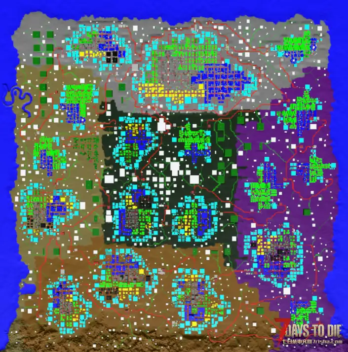 自制地图，预制建筑使用的CP，原版僵尸，为了玩大型MOD而做！