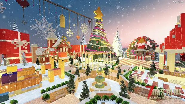 【莞尔原创】圣诞限定小广场丨可做临时主城