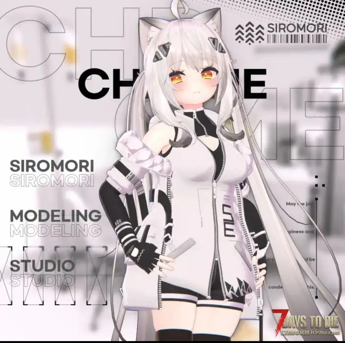 【小型mod】Vroid Mod V2.1主角模型,MisterPink粉红佬兔女郎(A21)
