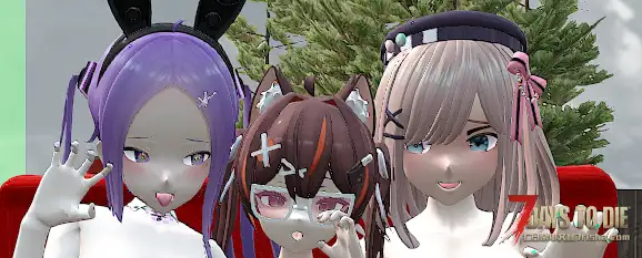 【小型mod】Vroid Mod V2.1主角模型，vrc模型Enigma猫猫居家服（A21）
