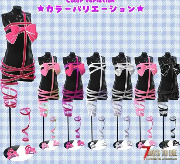 【人物模型】Vroid Mod V2.3主角模型，龙胆绷带装（A21）