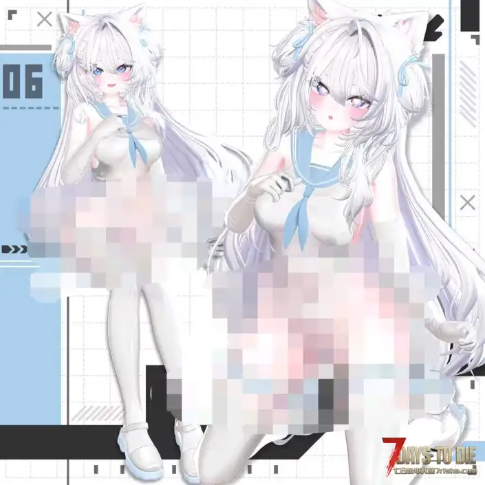 七日杀V2—V3全版本可用,Custom Avatars玩家模型,狐狐。。。。(鸡舍广告)