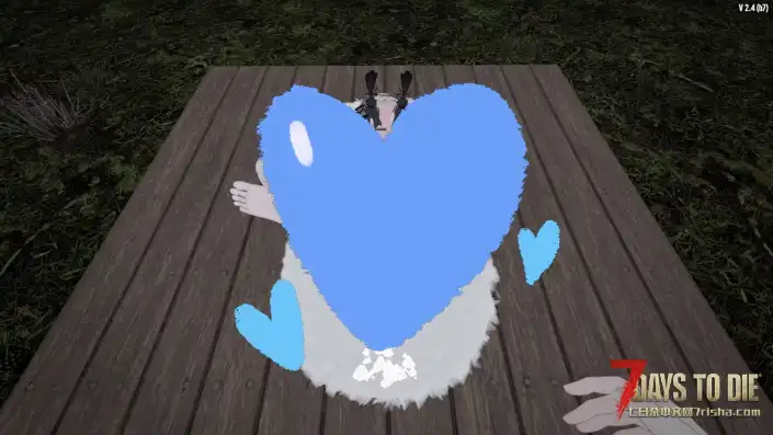 七日杀V2版本通用，VRC动态睡袋