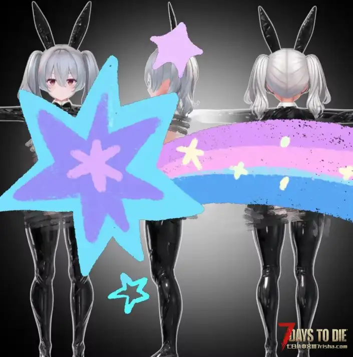 Vroid mod 玩家模型 Milltina【逆兔女郎】V2.0–V2.3可用