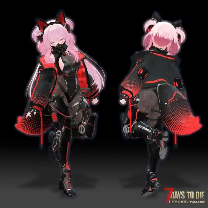 Custom Avatars,原名（Vroid mod）玩家模型，Venator4人包