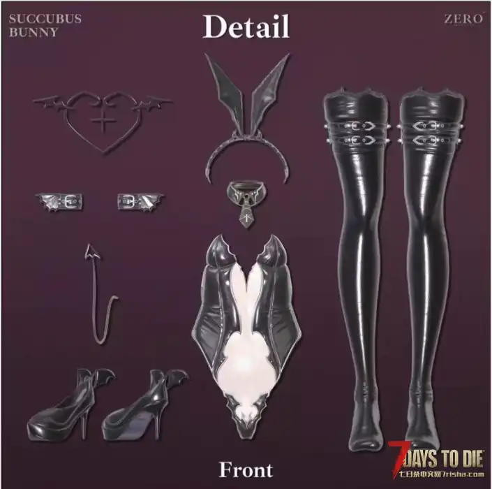 V2.5Airi兔女郎玩家模型+NPC随从