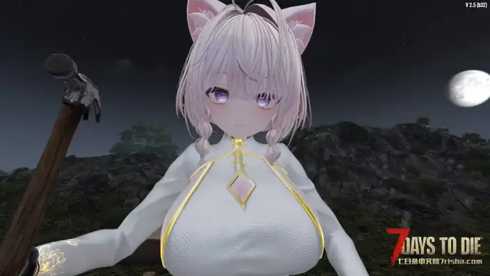 七日杀V2.0–V2.5，Custom Avatars玩家模型，新年礼物旗袍