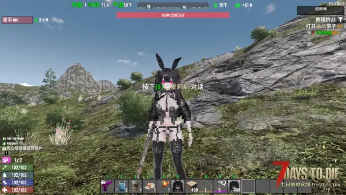 V2.5Airi兔女郎玩家模型+NPC随从