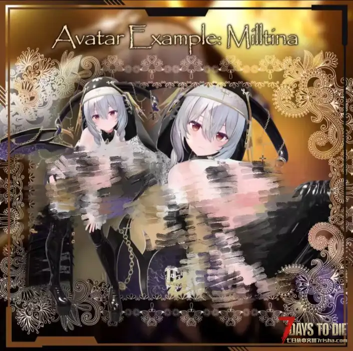 Vroid mod 玩家模型 Milltina【Succubus】V2.0–V2.3都可用