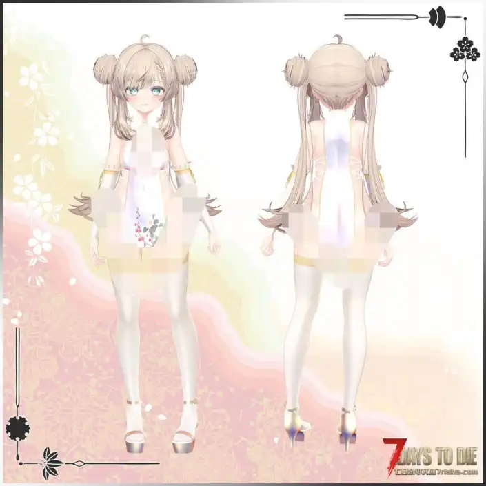 Custom Avatars,原名（Vroid mod）玩家模型，Manuka旗袍