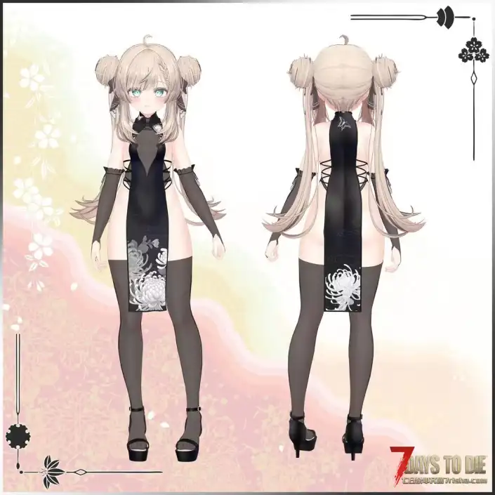 Custom Avatars,原名（Vroid mod）玩家模型，Manuka旗袍