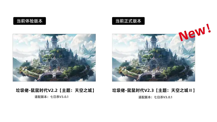 【7.22】正式版！垃圾佬-鼠鼠时代V2.3正式版【天空之城Ⅱ】(V3.0.1/物理机/中英)
