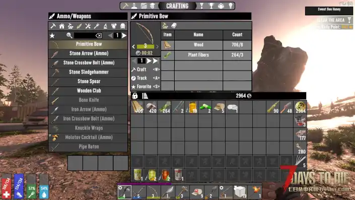 自用78格背包，简易界面UI