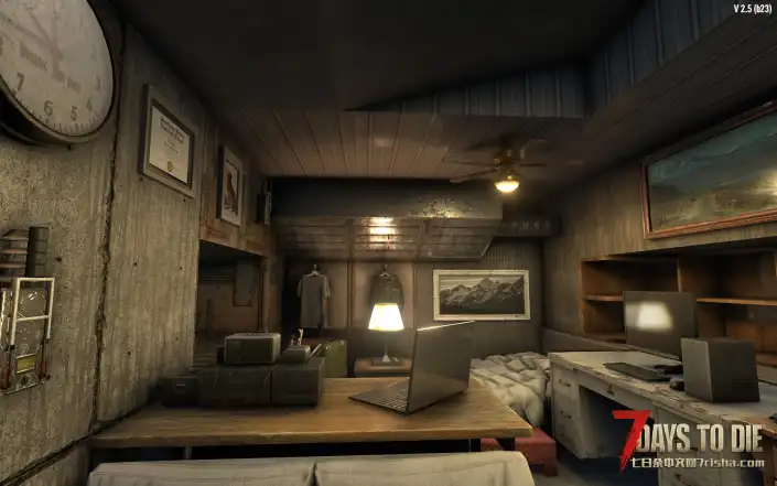 七日杀 废土风峡谷存档，小地基版本和带车库版本预制件。