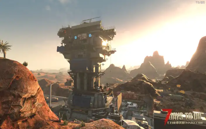 七日杀 废土风峡谷存档，小地基版本和带车库版本预制件。